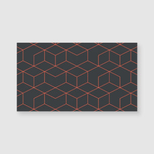 Vibrant, retro, enkel, coola, trendig kub mönster