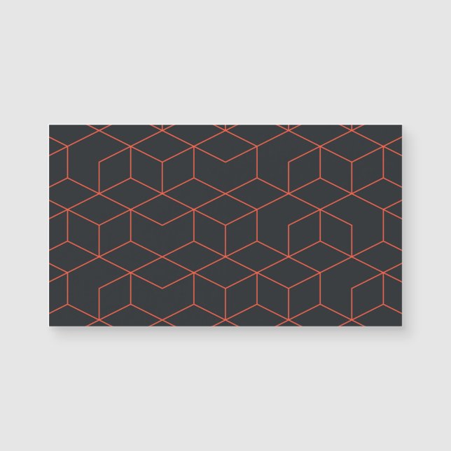 Vibrant, retro, enkel, coola, trendig kub mönster (Framsida)