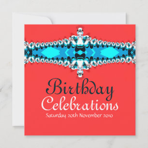 Vibrant Roligt Birthday + Tillfällen-inbjudningar Inbjudningar