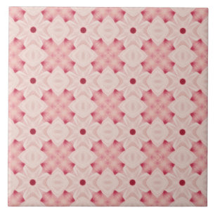Vibrant Rosa Geometric Mediteranean Inspired Kakelplatta
