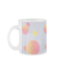 Vibrant Rosa Gult Random Mandala