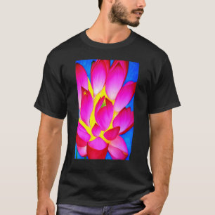 Vibrant Rosa Lotus för både Energi och fredliga dl T Shirt