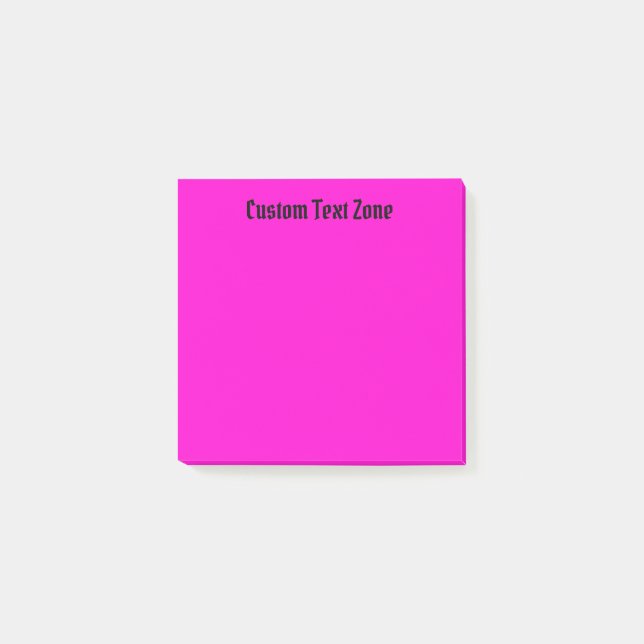 Vibrant Rosa Post-it Block (Framsida)