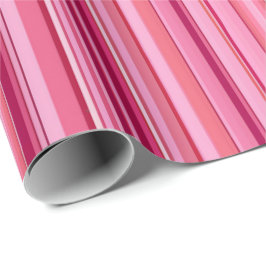 Vibrant Rosa Rand Gift Wrap Presentpapper