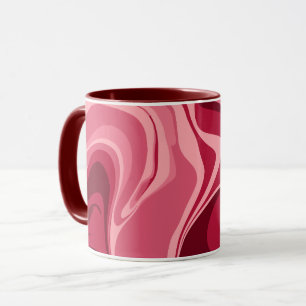 Vibrant Rosa Swirls of Passion Mugg