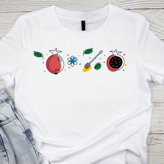 Vibrant Rosh Hashanah Firande Inslag T Shirt (Skapare uppladdad)