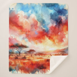 Vibrant Safari Sunset