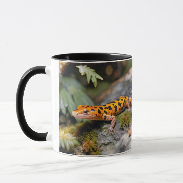 Vibrant Salamander Ceramic Mugg (Vänster)