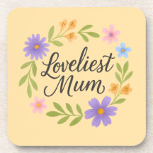 Vibrant skrivarens Drink Coasters