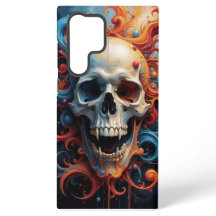 Vibrant Skull Kaleidoscope