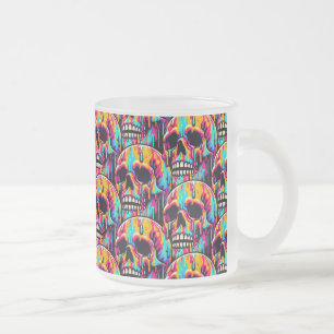 Vibrant Smälter skull Frostad Glasmugg