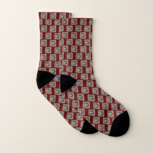 Vibrant sock-design: Kolla in vårt Zazzle-arkiv! Strumpor