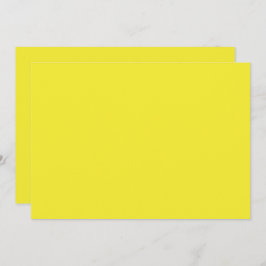 Vibrant Solid Yellow Background  Tack Kort