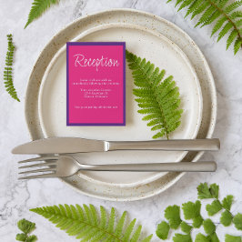 Vibrant sollöksblandning och matchningsbröllop - m tilläggskort