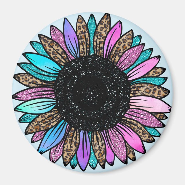 Vibrant Solros Magnet (Framsidan)