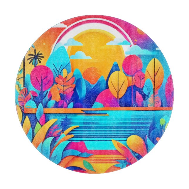Vibrant Soluppgång liggande (Framsidan)