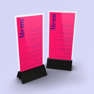 Vibrant soluppgång, minimalistisk blandning och ma meny