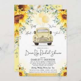 Vibrant sommarsolrosor per Möhippa Inbjudningar