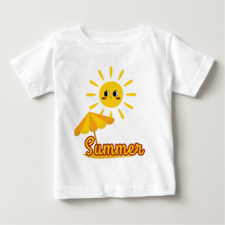 Vibrant sommarsolskendesign t shirt