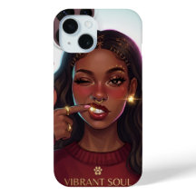 Vibrant Soul Afro Skönhetsillustration