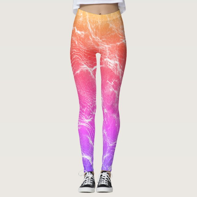 Vibrant spektrum: Nya Mode Stil i flera Färg Leggings (Framsida)