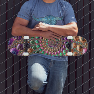 Vibrant Spiral Mini Skateboard Bräda 18,5 Cm