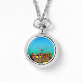 Vibrant Spring Flowers Armbandsur