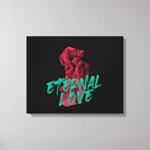 Vibrant, stads- och trendig-grafik Utvändig Kärl Canvastryck