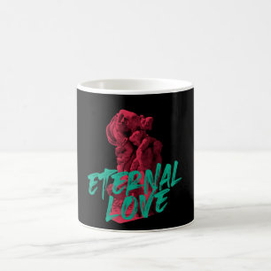 Vibrant, stadskaraktär, trendig grafisk design Ytt Kaffemugg