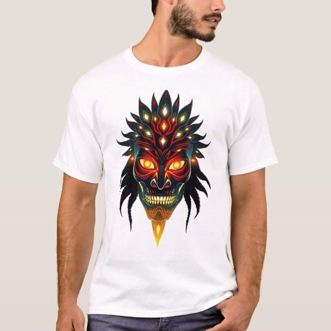 Vibrant stammask Alien Flare T-Shirt (Framsida)