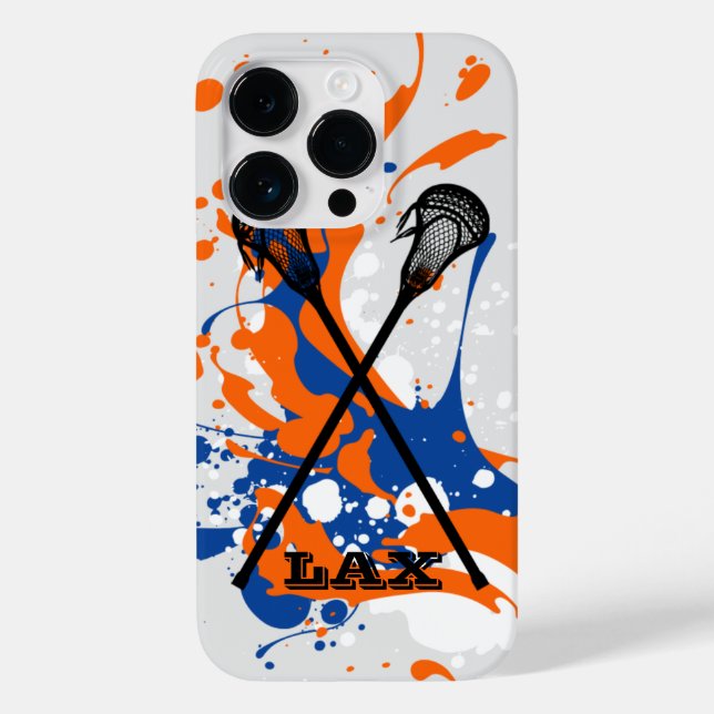 Vibrant Stänk Lacrosse Sticks Personlig (Baksida)