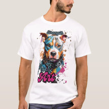 Vibrant Stänk Pit Bull Design