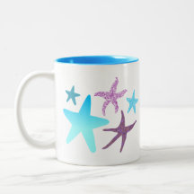 Vibrant Starfish Mugg