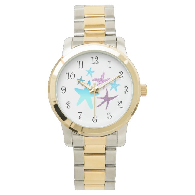 Vibrant Starfish Watch Armbandsur (Framsida)