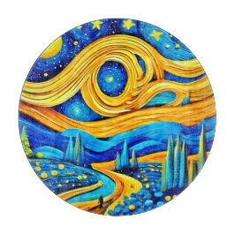 Vibrant Starry Artwork