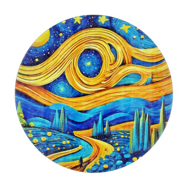 Vibrant Starry Artwork (Framsidan)