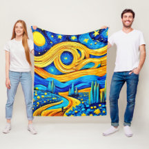 Vibrant Starry Artwork