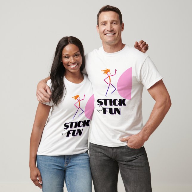 Vibrant Stick figur T Shirt (Unisex)