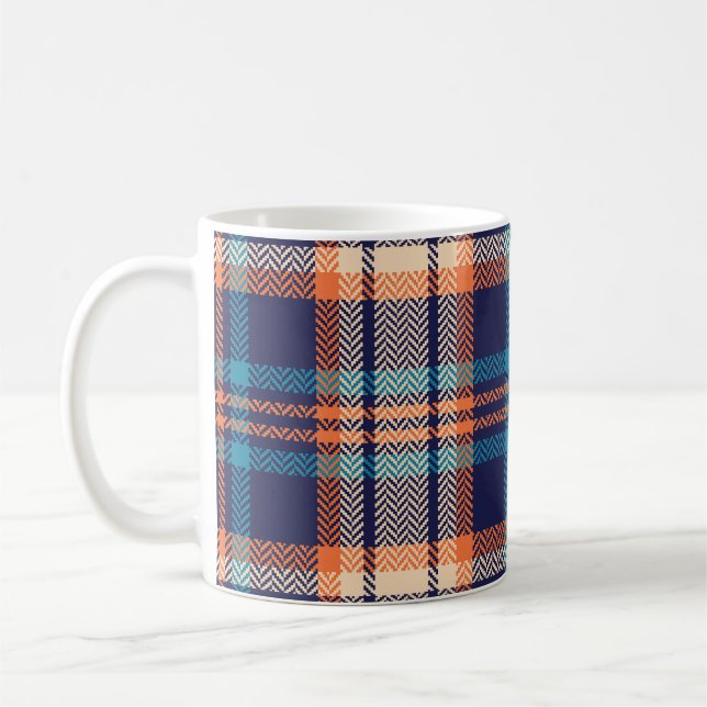 Vibrant stift: Textildesign hösten Kaffemugg (Vänster)