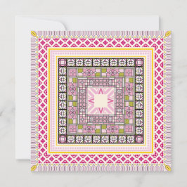 Vibrant stil inbjudningar