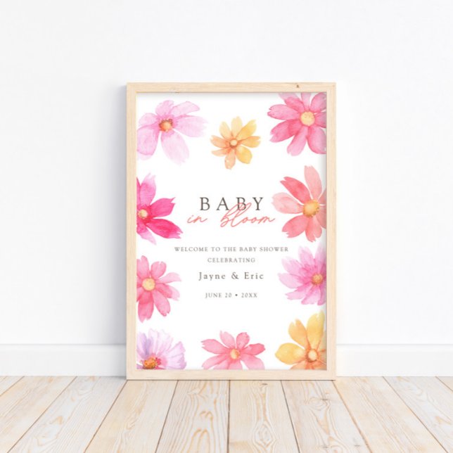 Vibrant Summer Baby i Bloom Blommigt Wildblomma Poster (Skapare uppladdad)
