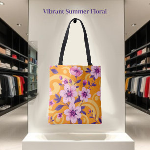 Vibrant Summer Blommigt-Dopamin Stil- Tygkasse