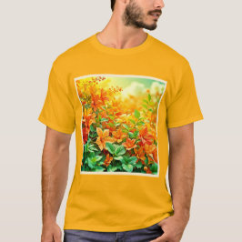 Vibrant Summer Flowers T Shirt