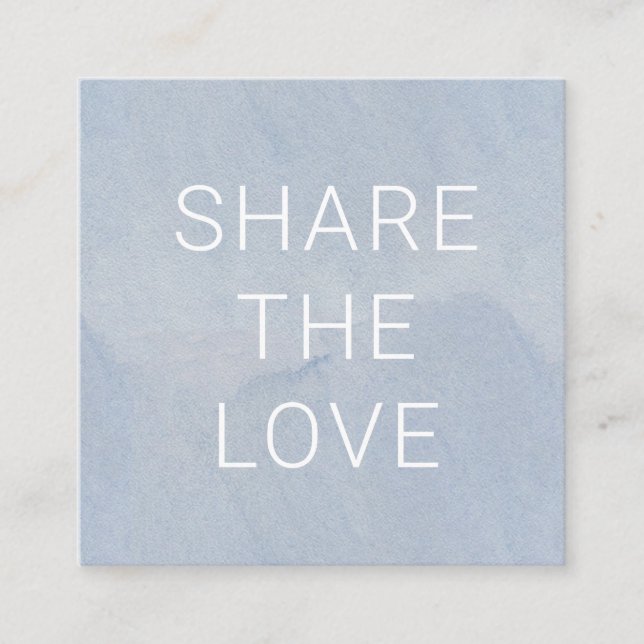 Vibrant Summer | Förmånskort Fyrkantigt Visitkort (Framsida)