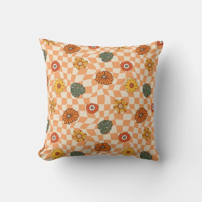 Vibrant Summer Pillow Kudde (Framsida)
