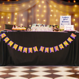 Vibrant Sunset Modern Tech Studenten Vimplar