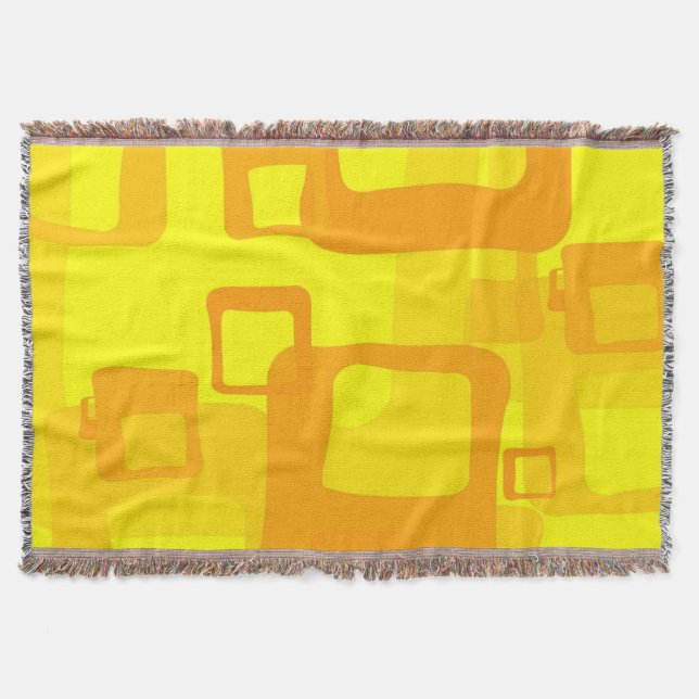 Vibrant Sunshine Flow – Modern Abstract Art Shapes Filt (Framsidan)