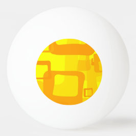 Vibrant Sunshine Flow – Modern Abstract Art Shapes Pingisboll