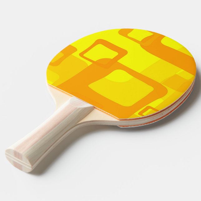 Vibrant Sunshine Flow – Modern Abstract Art Shapes Pingisracket (Frontvinkel)