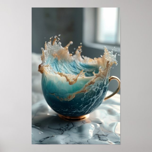 Vibrant Surreal A-Poster Poster (Framsidan)